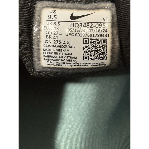 Size 9.5 - Nike Air Pegasus 2K5 Metallic Silver Bicoastal New Without Box. - Picture 8 of 8